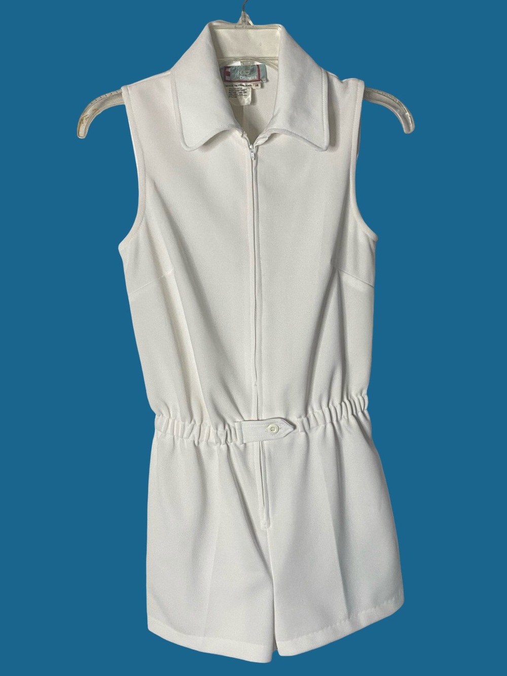 VTG Oleg Cassini for Osaga White Romper Playsuit Tennis Golf
Size 12